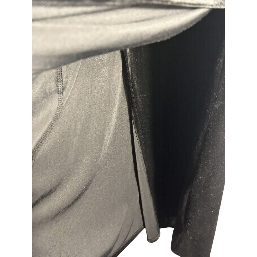 Vintage goth dress 90’s Black Velvet Romantic Goth With Touches Of Lace Women L - Picture 5 of 11